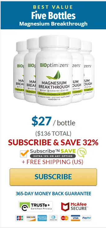 Five Bottles Magnesium Breakthrough