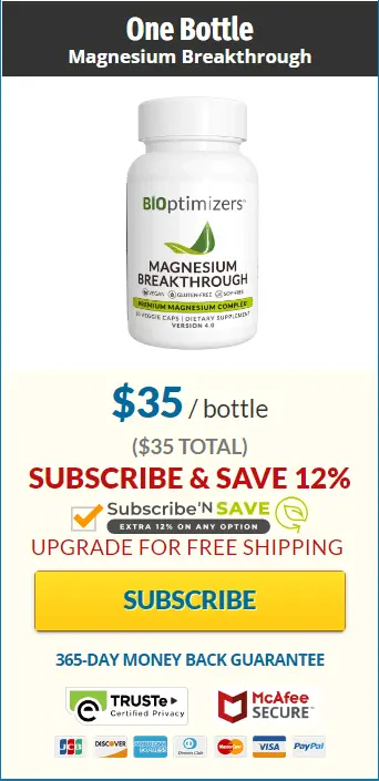 One Bottle Magnesium Breakthrough